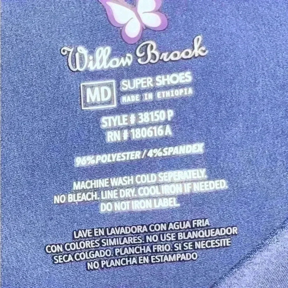 Willow brook super shoes scrub bottoms size MD (T125) - Picture 6 of 13